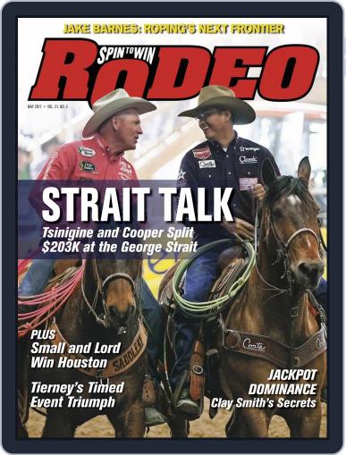The Team Roping Journal May 1st, 2017 Digital Back Issue Cover