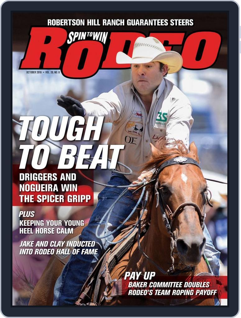 The Team Roping Journal (Digital) Subscription                    October 1st, 2016 Issue