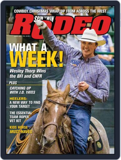 The Team Roping Journal August 2nd, 2016 Digital Back Issue Cover