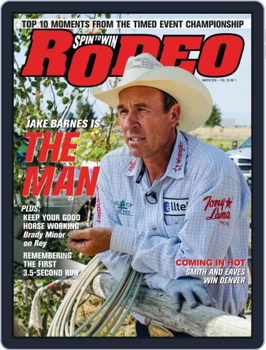 The Team Roping Journal March 1st, 2016 Digital Back Issue Cover