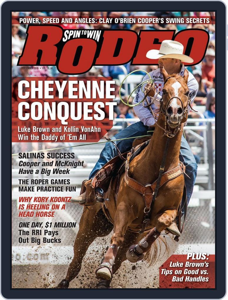 The Team Roping Journal (Digital) Subscription                    September 1st, 2015 Issue