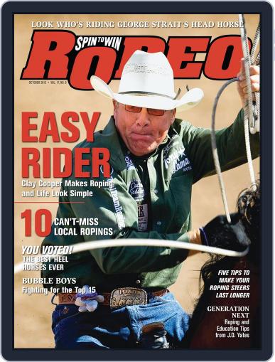 The Team Roping Journal October 1st, 2013 Digital Back Issue Cover