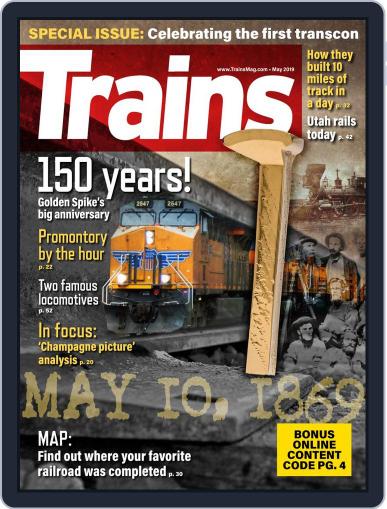 Trains May 1st, 2019 Digital Back Issue Cover