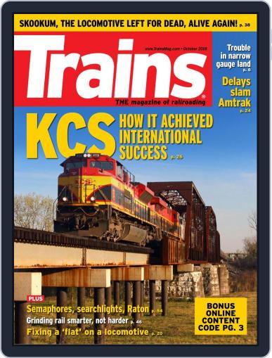 Trains October 1st, 2018 Digital Back Issue Cover