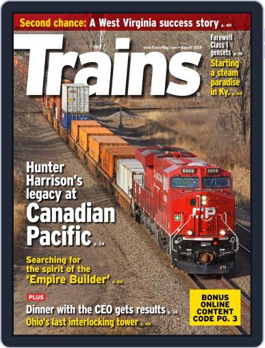 Trains August 1st, 2018 Digital Back Issue Cover