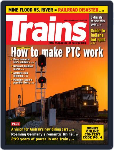 Trains July 1st, 2018 Digital Back Issue Cover