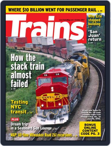 Trains October 17th, 2017 Digital Back Issue Cover