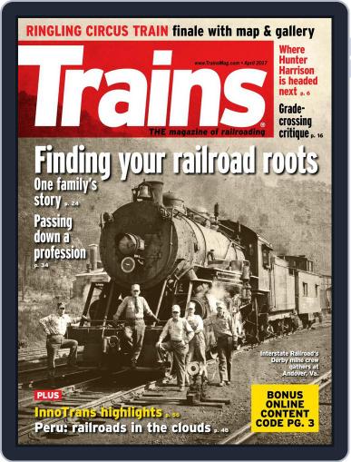 Trains April 1st, 2017 Digital Back Issue Cover