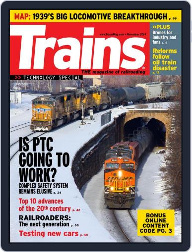 Trains September 25th, 2014 Digital Back Issue Cover