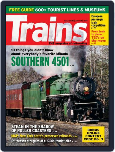 Trains March 21st, 2014 Digital Back Issue Cover