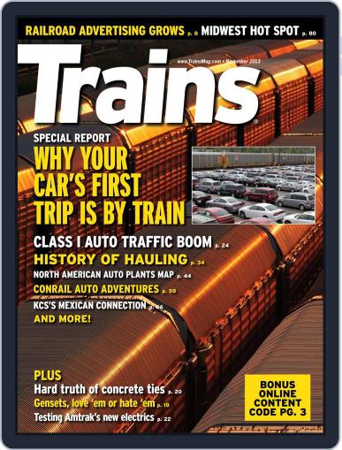 Trains September 21st, 2013 Digital Back Issue Cover