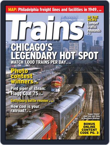Trains May 25th, 2013 Digital Back Issue Cover