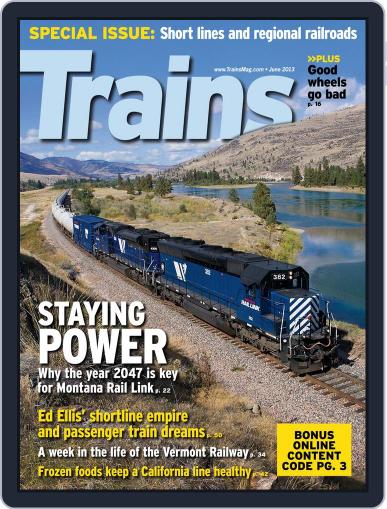 Trains April 20th, 2013 Digital Back Issue Cover