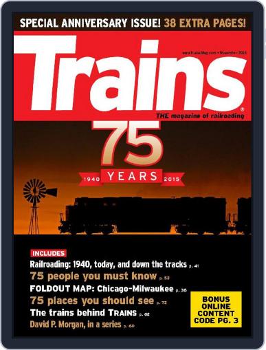 Trains November 1st, 2015 Digital Back Issue Cover