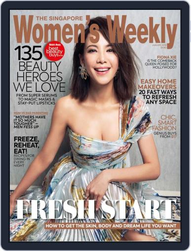 Singapore Women's Weekly January 1st, 2019 Digital Back Issue Cover