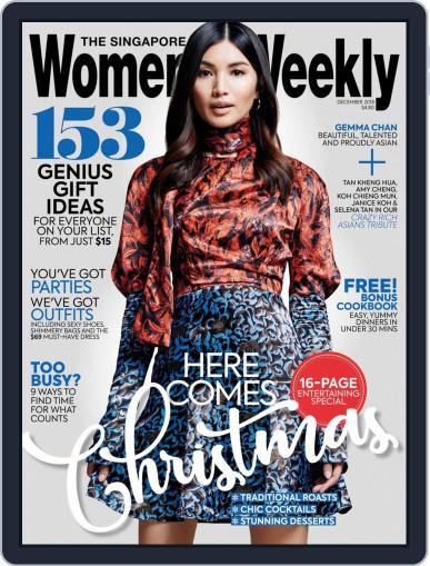 Singapore Women's Weekly December 1st, 2018 Digital Back Issue Cover