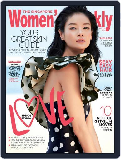 Singapore Women's Weekly April 1st, 2018 Digital Back Issue Cover