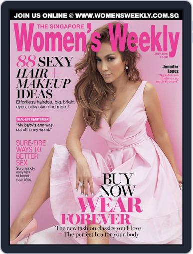 Singapore Women's Weekly June 15th, 2016 Digital Back Issue Cover
