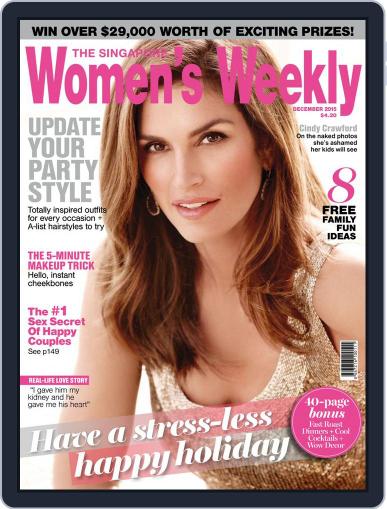 Singapore Women's Weekly December 1st, 2015 Digital Back Issue Cover