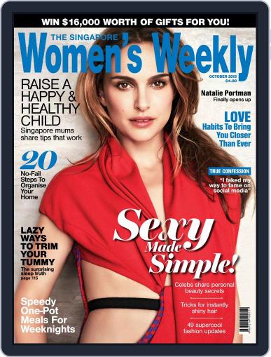 Singapore Women's Weekly October 1st, 2015 Digital Back Issue Cover