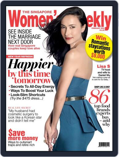 Singapore Women's Weekly January 22nd, 2014 Digital Back Issue Cover
