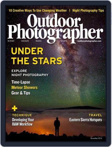 Outdoor Photographer November 1st, 2016 Digital Back Issue Cover