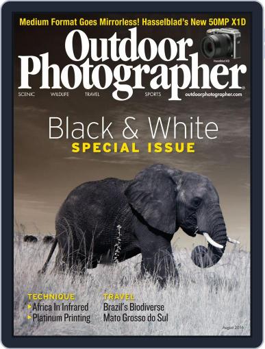 Outdoor Photographer August 1st, 2016 Digital Back Issue Cover