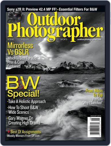 Outdoor Photographer August 1st, 2015 Digital Back Issue Cover