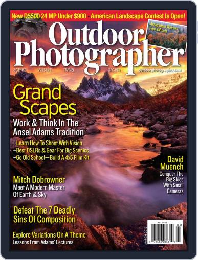 Outdoor Photographer March 1st, 2015 Digital Back Issue Cover