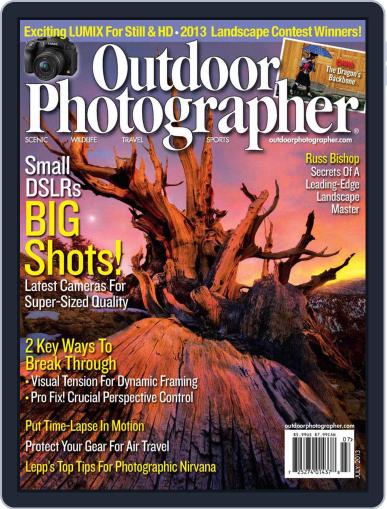 Outdoor Photographer July 1st, 2013 Digital Back Issue Cover