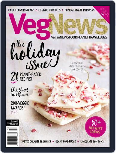 VegNews November 1st, 2016 Digital Back Issue Cover