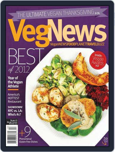 VegNews October 15th, 2012 Digital Back Issue Cover
