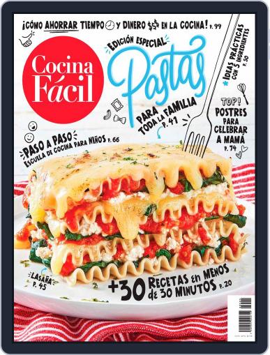 Cocina Fácil May 1st, 2020 Digital Back Issue Cover