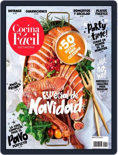 Cocina Fácil December 1st, 2019 Digital Back Issue Cover