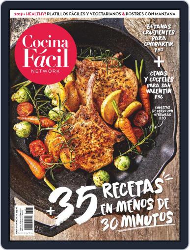 Cocina Fácil February 1st, 2019 Digital Back Issue Cover