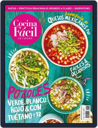 Cocina Fácil August 1st, 2018 Digital Back Issue Cover