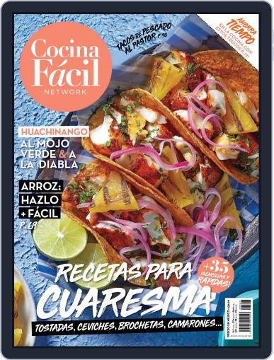 Cocina Fácil March 1st, 2018 Digital Back Issue Cover
