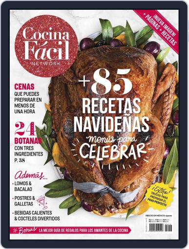 Cocina Fácil December 1st, 2017 Digital Back Issue Cover