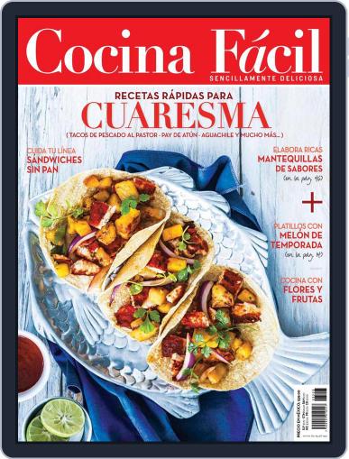 Cocina Fácil March 1st, 2017 Digital Back Issue Cover
