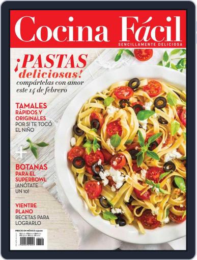 Cocina Fácil February 1st, 2017 Digital Back Issue Cover