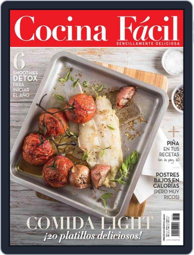 Cocina Fácil January 1st, 2017 Digital Back Issue Cover