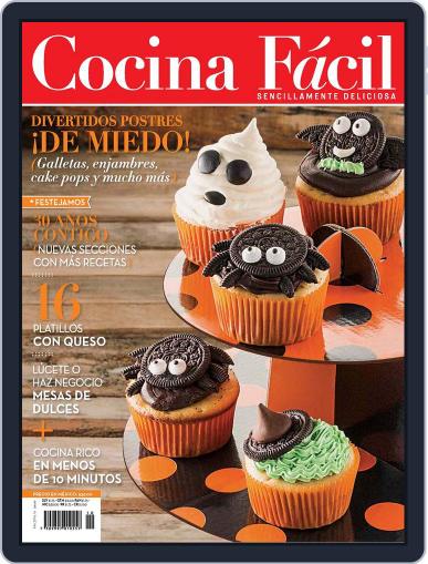 Cocina Fácil October 1st, 2016 Digital Back Issue Cover