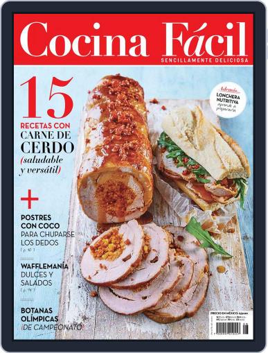 Cocina Fácil August 1st, 2016 Digital Back Issue Cover