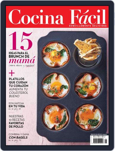 Cocina Fácil May 2nd, 2016 Digital Back Issue Cover