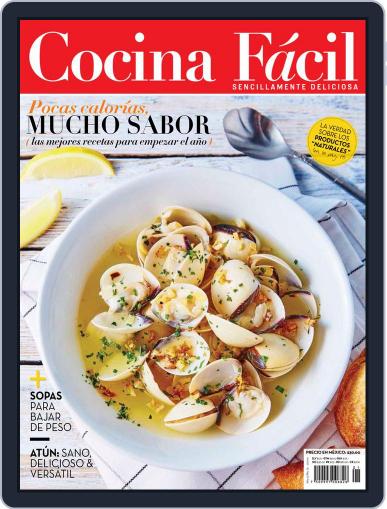 Cocina Fácil January 1st, 2016 Digital Back Issue Cover
