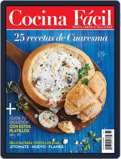 Cocina Fácil (Digital) March 3rd, 2015 Issue Cover