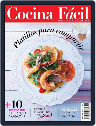Cocina Fácil February 1st, 2015 Digital Back Issue Cover