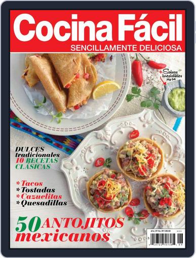 Cocina Fácil August 31st, 2014 Digital Back Issue Cover