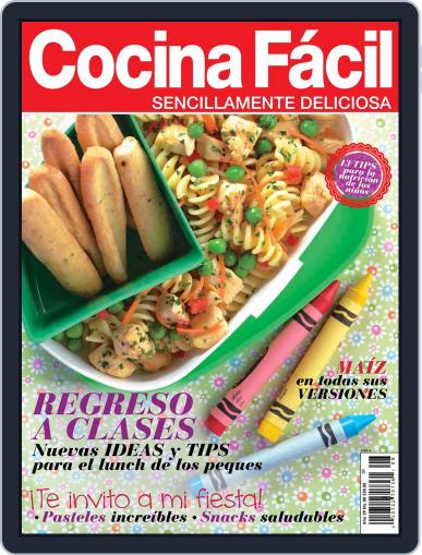 Cocina Fácil August 1st, 2014 Digital Back Issue Cover