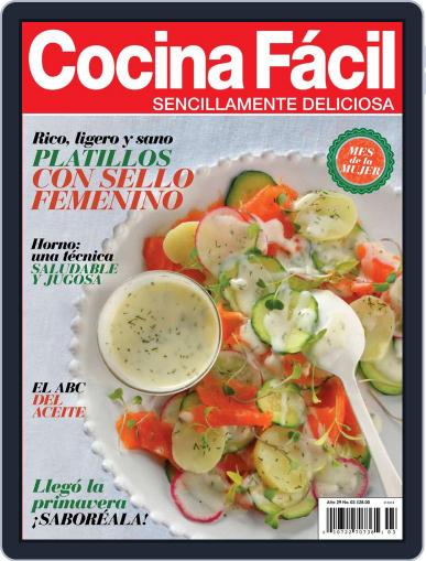 Cocina Fácil March 2nd, 2014 Digital Back Issue Cover